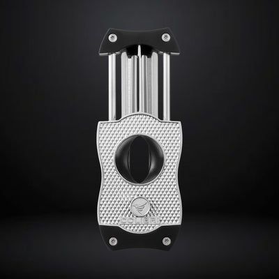 Colibri Diamond V-Cut Cigar Cutter – Chrome with Black