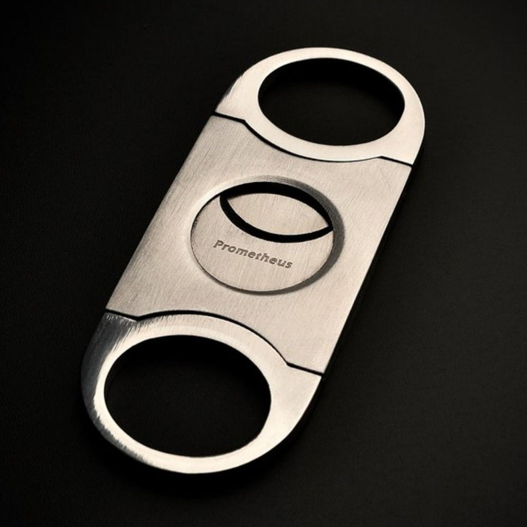 Prometheus Cigar Cutter - Cutter-D Stainless Steel Double Blades