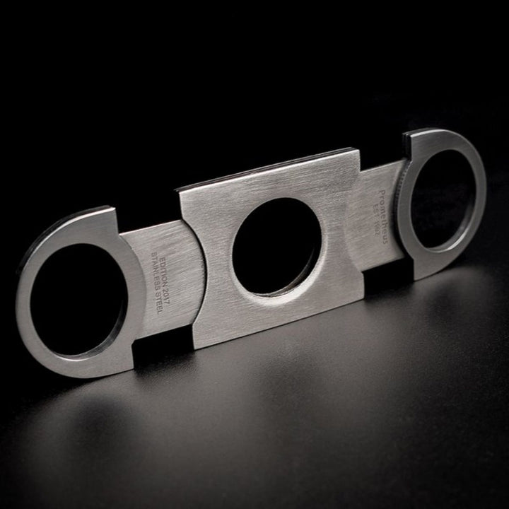 Prometheus Cigar Cutter - Cutter-D Stainless Steel Double Blades