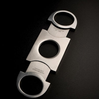 Prometheus Cigar Cutter - Cutter-D Stainless Steel Double Blades