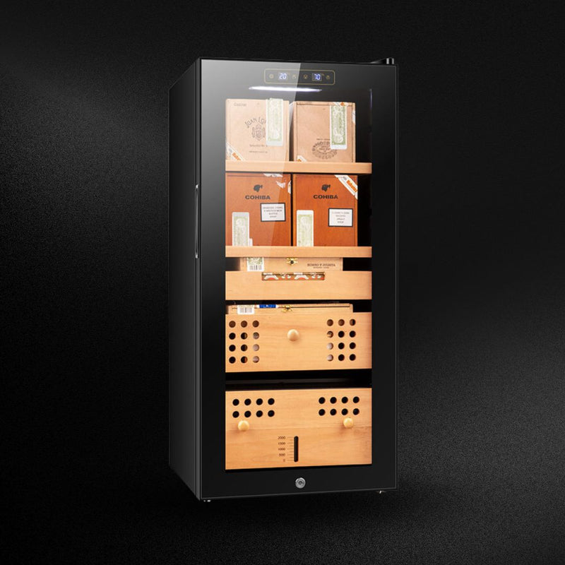 Small Humidor Cabinet Electric For 200 Cigars YS-9332X