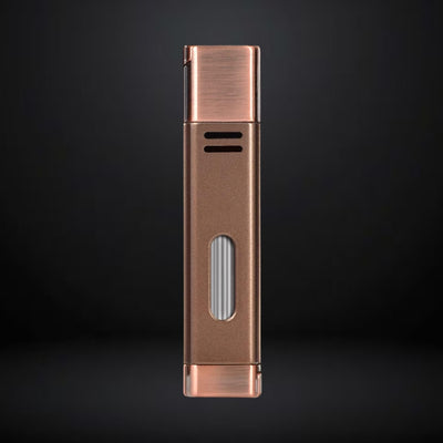 Cigarol Cigar Lighter Double Jet Flame and Cigar Cutter – Bronze