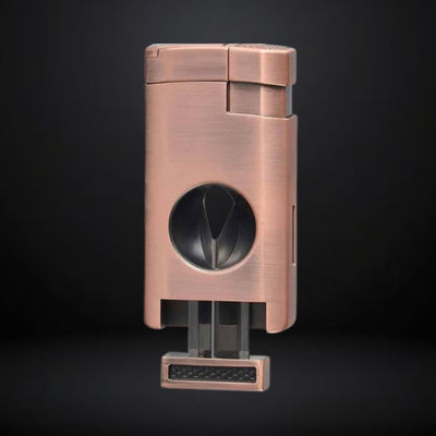 Cigarol Cigar Lighter with V Cutter – Bronze