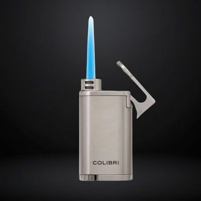 Colibri Belmont Single Jet Flame Cigar Lighter – Gunmetal