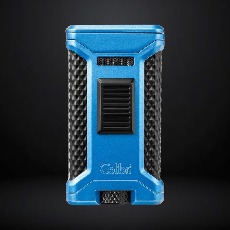 Colibri Cigar Lighter Ascari Triple Jet – Blue