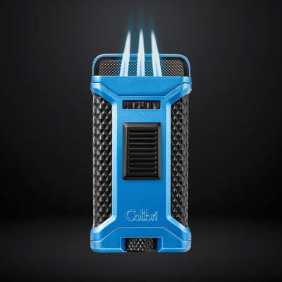 Colibri Cigar Lighter Ascari Triple Jet – Blue