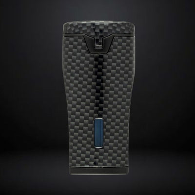 Colibri Cigar Lighter Monaco Triple Jet – Carbon Fibre Black