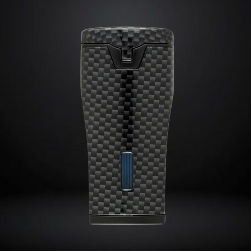 Colibri Cigar Lighter Monaco Triple Jet – Carbon Fibre Black