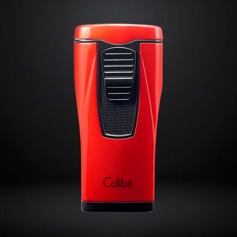 Colibri Cigar Lighter Monaco Triple Jet – Red