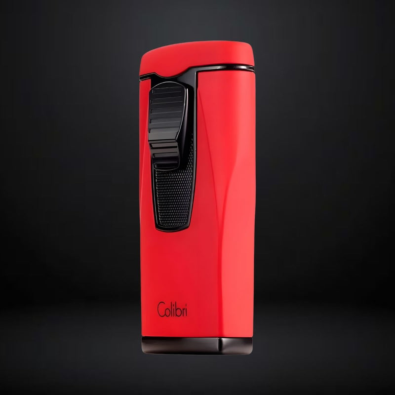 Colibri Cigar Lighter Monaco Triple Jet – Red