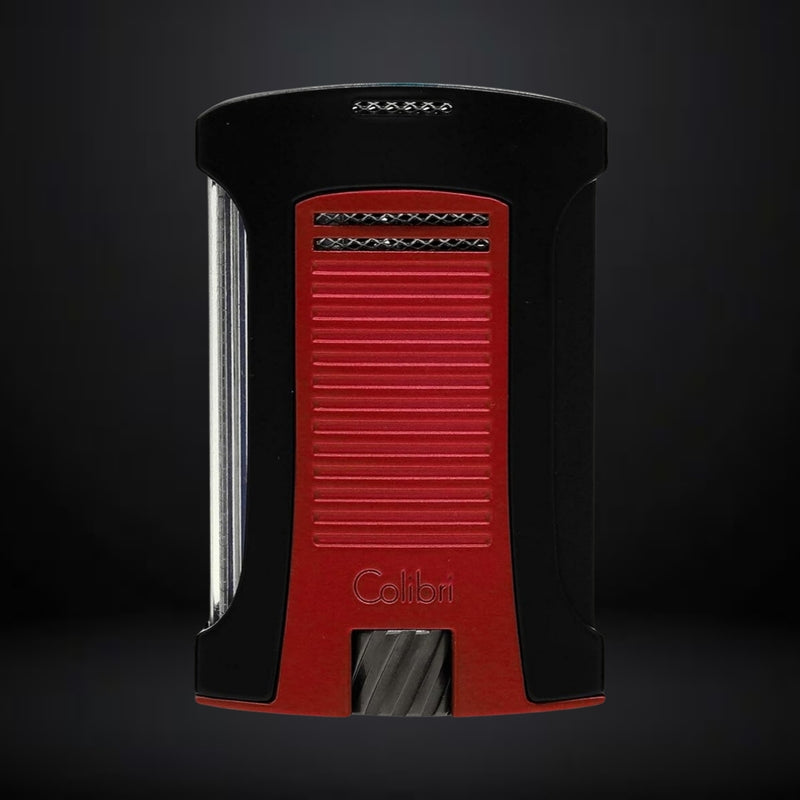 Colibri Daytona Single Jet Flame Cigar Lighter – Red