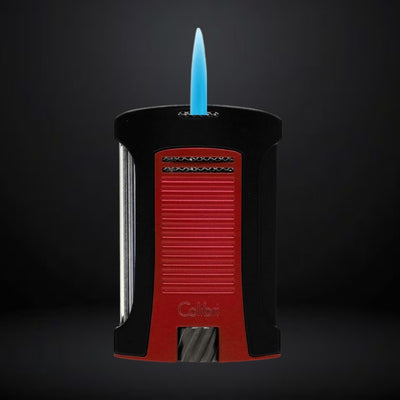 Colibri Daytona Single Jet Flame Cigar Lighter – Red