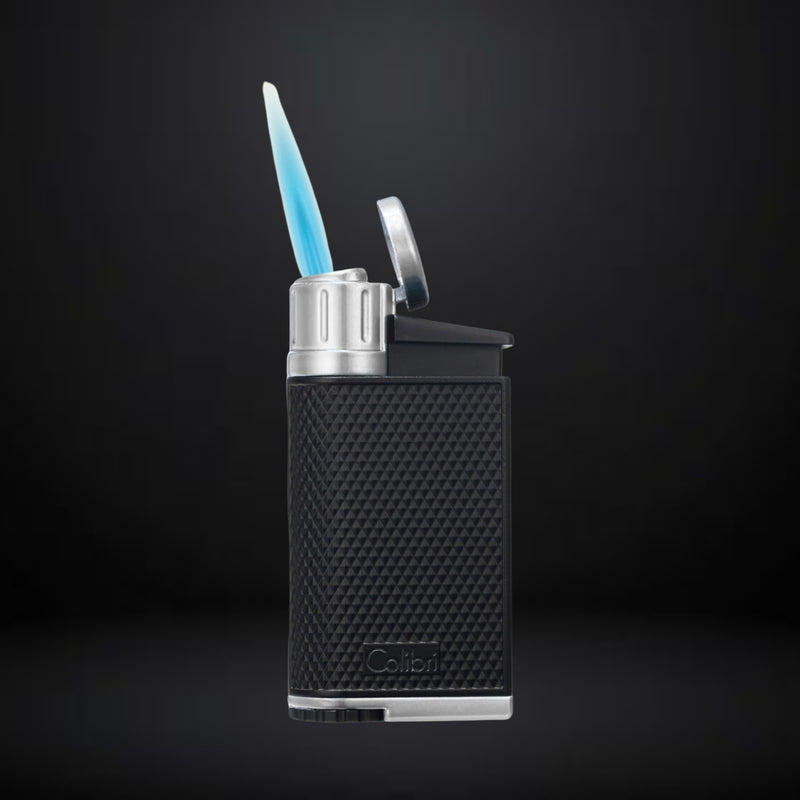 Colibri EVO Angled Single Jet Flame Cigar Lighter – Chrome