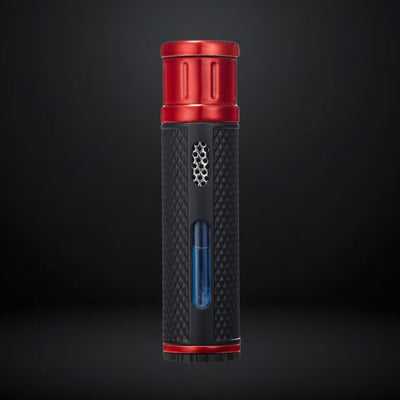 Colibri EVO Angled Single Jet Flame Cigar Lighter – Red