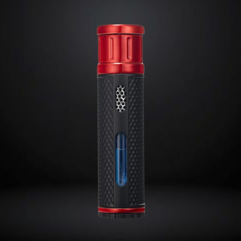 Colibri EVO Angled Single Jet Flame Cigar Lighter – Red