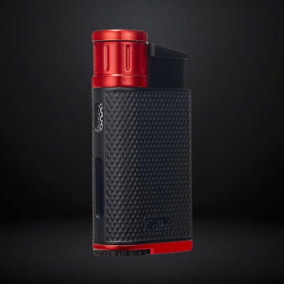 Colibri EVO Angled Single Jet Flame Cigar Lighter – Red