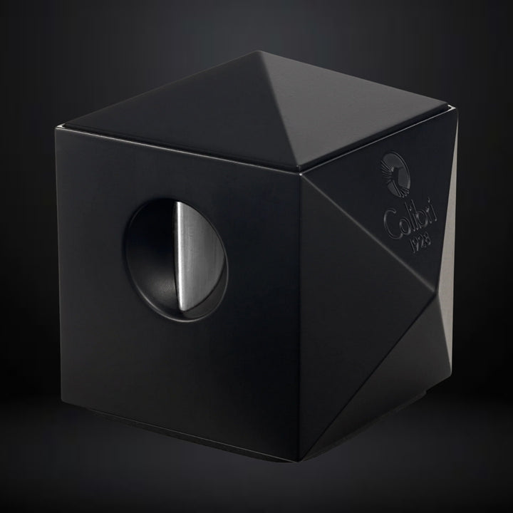 Colibri Quasar Premium 2 in 1 Desk Cigar Cutter – Black