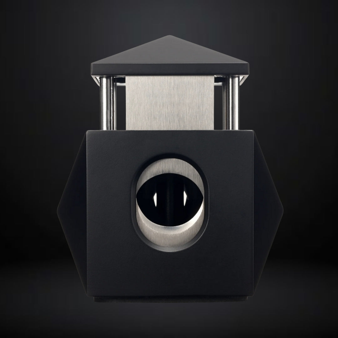 Colibri Quasar Premium 2 in 1 Desk Cigar Cutter – Black
