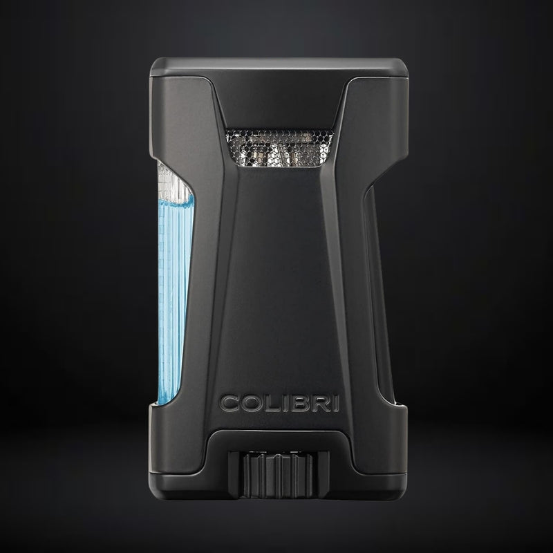 Colibri Rebel Double Jet Flame Cigar Lighter – Black