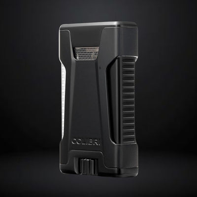 Colibri Rebel Double Jet Flame Cigar Lighter – Black