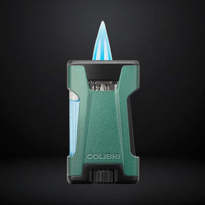 Colibri Rebel Double Jet Flame Cigar Lighter – Green