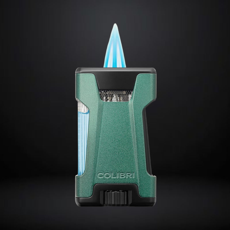 Colibri Rebel Double Jet Flame Cigar Lighter – Green