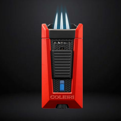 Colibri Stealth Triple Jet Flame Lighter – Red