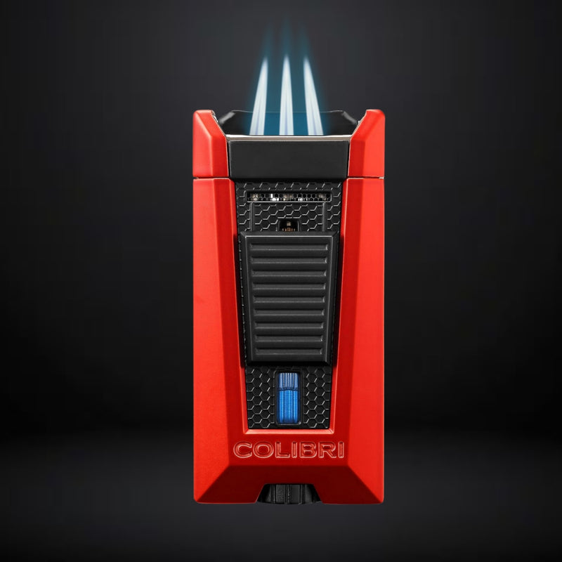 Colibri Stealth Triple Jet Flame Lighter – Red