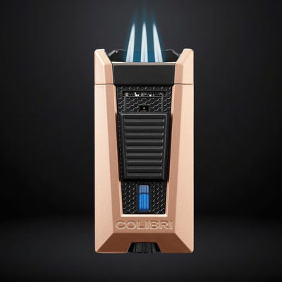 Colibri Stealth Triple Jet Flame Lighter – Rose Gold