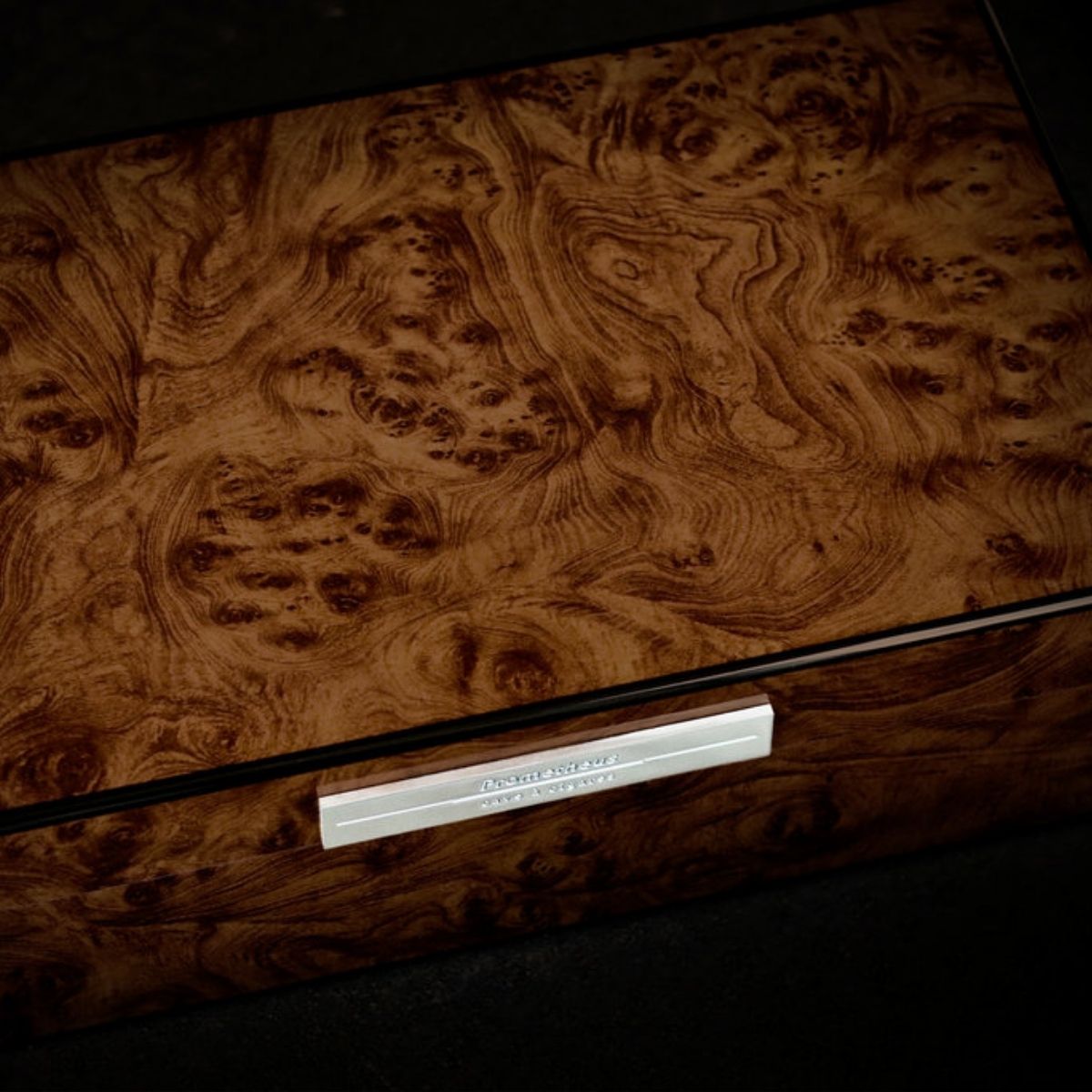 Prometheus Walnut Cigar Humidor For 150 Cigar - Cigar-Square