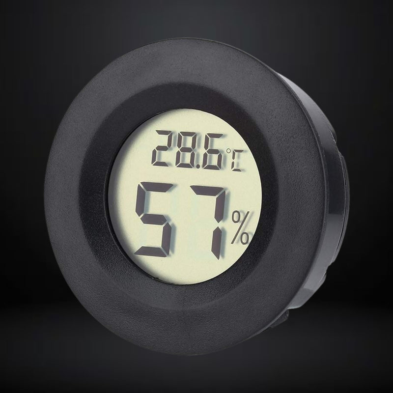 Mini Digital Hygrometer Thermometer – Black