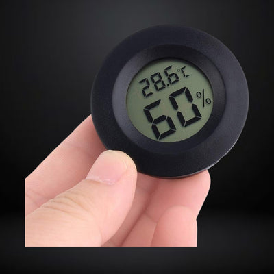 Mini Digital Hygrometer Thermometer – Black