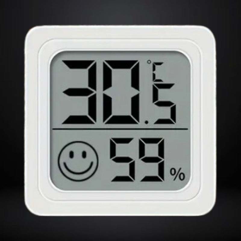 Mini Digital Hygrometer Thermometer – White