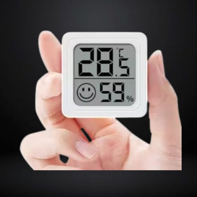 Mini Digital Hygrometer Thermometer – White