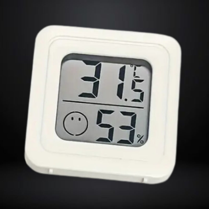 Mini Digital Hygrometer Thermometer – White