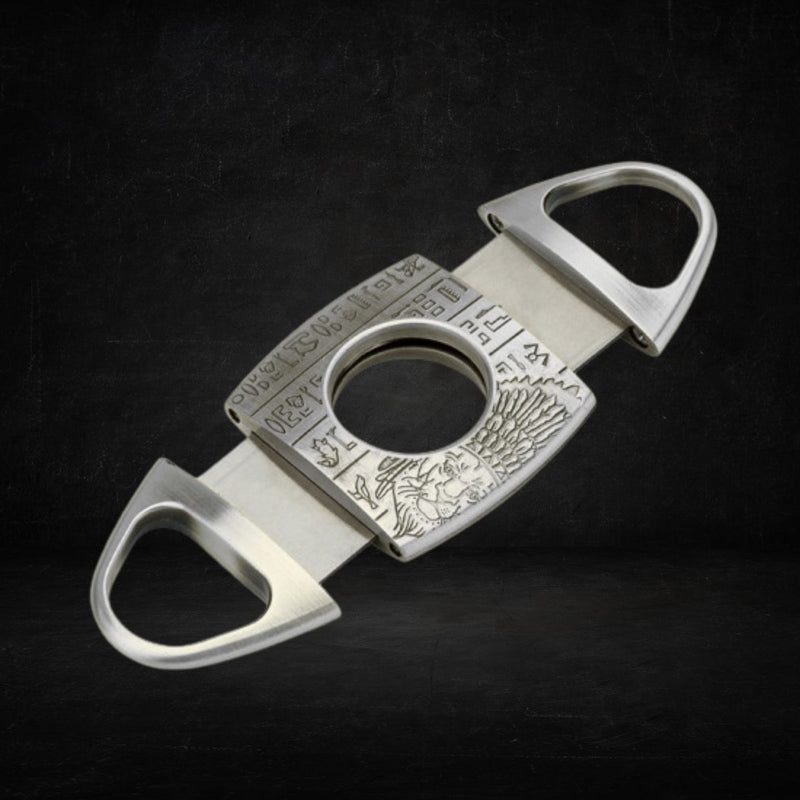 Lubinski Stainless Steel Cigar Cutter - Silver