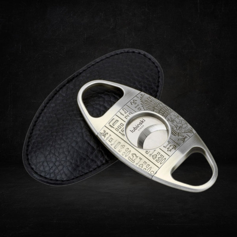 Lubinski Stainless Steel Cigar Cutter - Silver