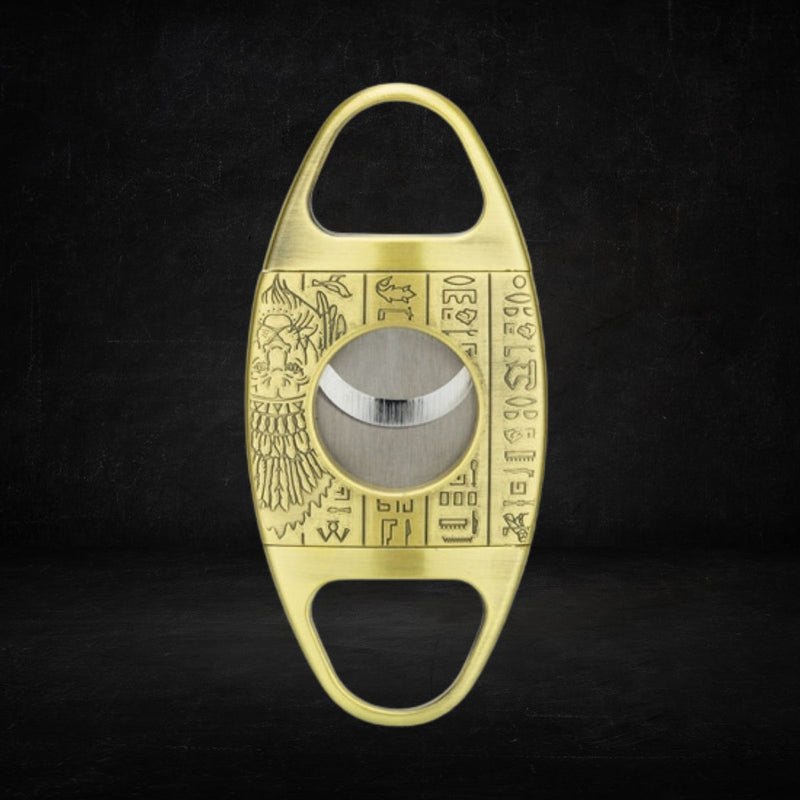 Lubinski Stainless Steel Cigar Cutter - Gold