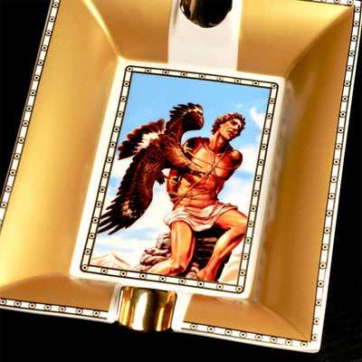 Prometheus Gold Matte: God of Fire Single Cigar Ashtray