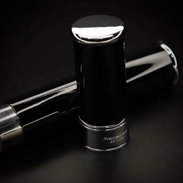 Prometheus - Black - Lacquer - With - Chrome Cigar Tube