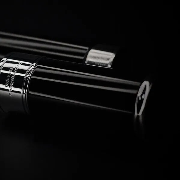 Prometheus - Black - Lacquer - With - Chrome Cigar Tube